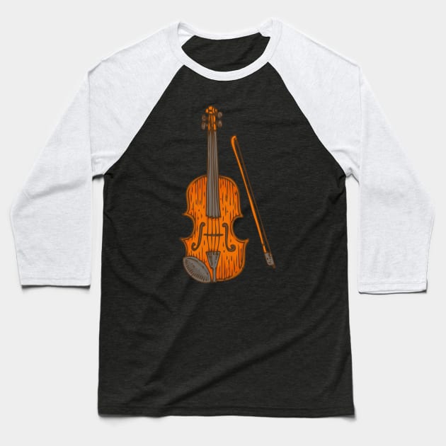 Fiddle Baseball T-Shirt by deepfuze